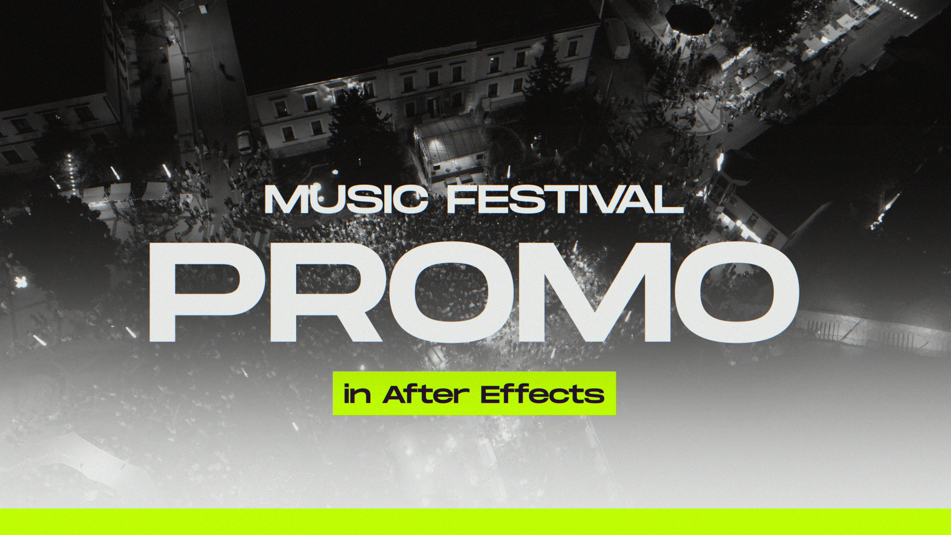 Music festival promo
